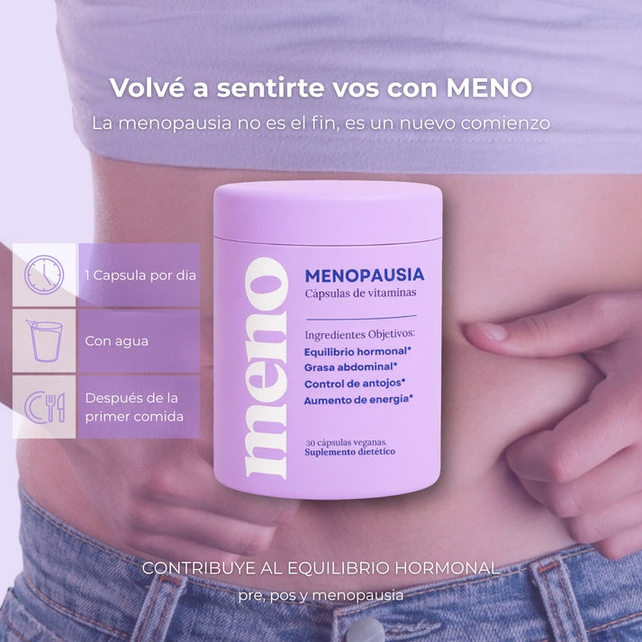 MENO® Cápsulas Adelgazantes Menopausia